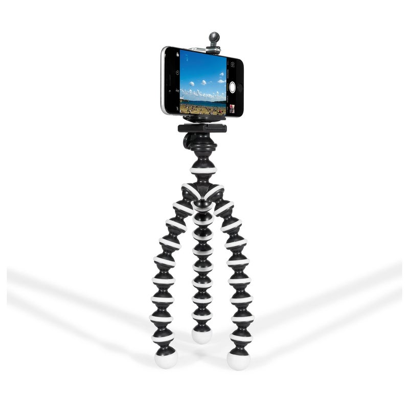 GPX 10 Inch Mini Smartphone Tripod, Includes Smartphone Adapter and Mounting Adapter, Max Height 9.84 Inches (TPD108B), Black - Image 2